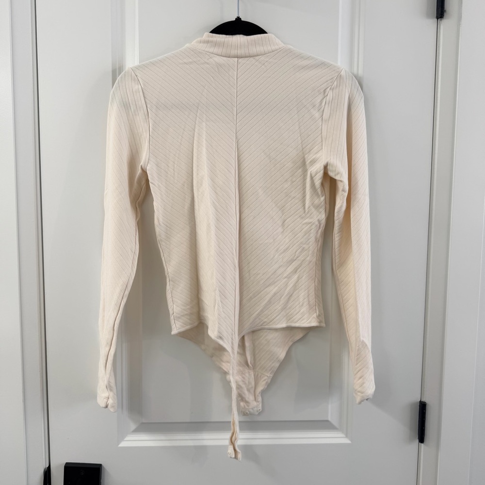 Knix Ribbed Cream Bodysuit - Picture 3 of 3